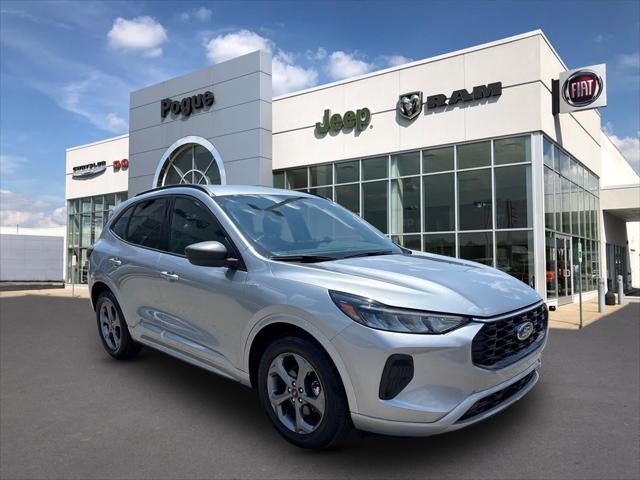 2024 Ford Escape ST-Line in Silver — front three-quarter view