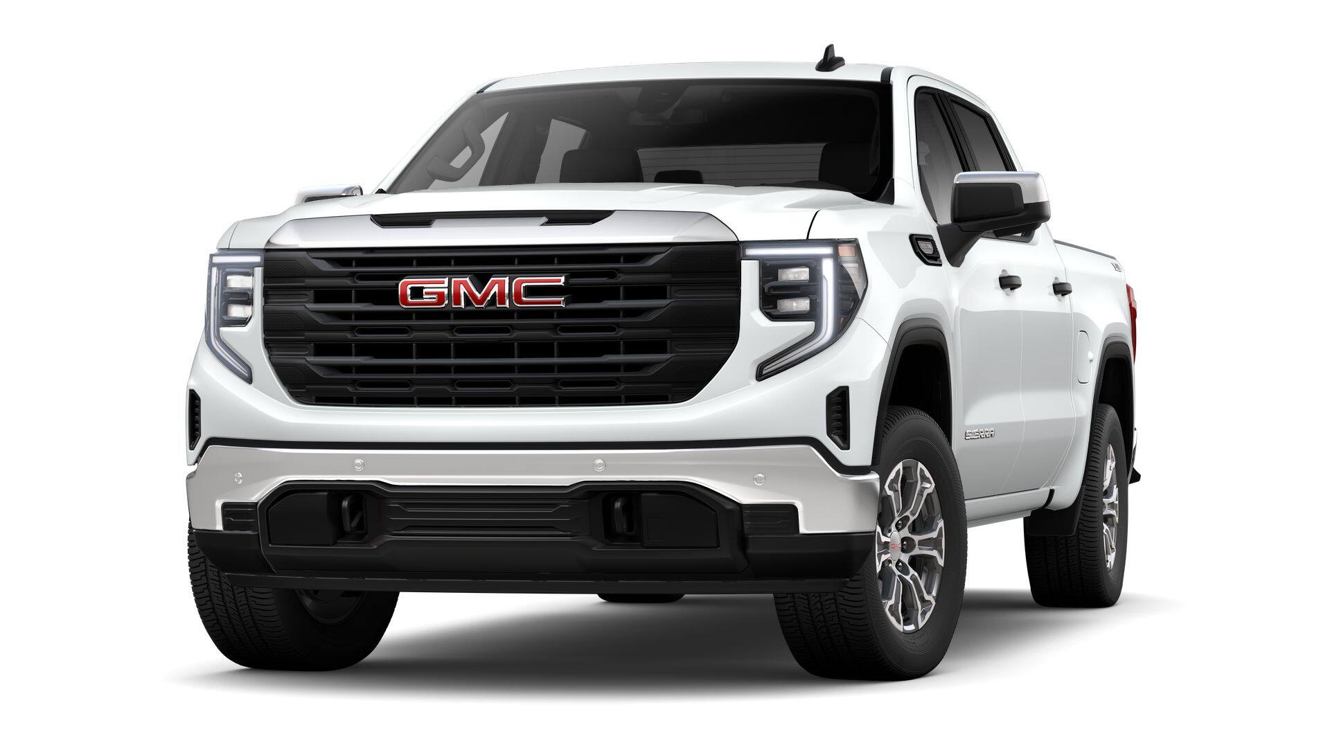 2026 GMC Sierra 1500 Pro in Summit White — front three-quarter view