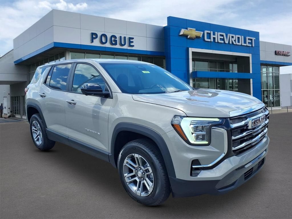 2026 GMC Terrain FWD Elevation in Riverstone Metallic — front three-quarter view